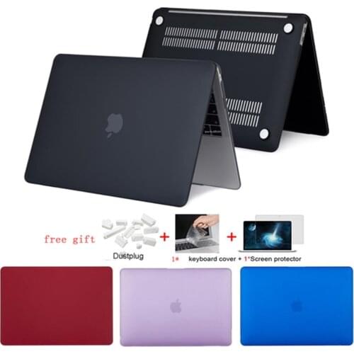 Matte/crystal Laptop Case For Macbook Pro Retina Air 11 12 13 15,2019 for mac Air 13,New pro 13.3 15.4 A1707 A1708 shell cover
