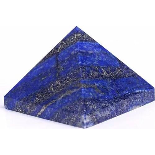 Natural lapis lazuli pyramid quartz crystals gemstones minerals reiki decoration feng shui crafts