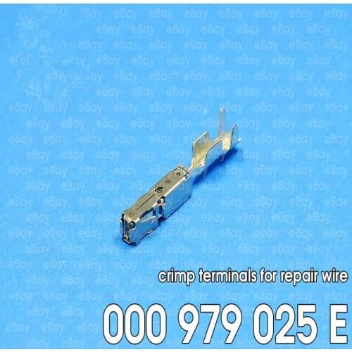 100pcs/lot Crimp Terminals (pins) For Repair Wire For Audi VW Skoda Seat 000979025E 000 979 025 E