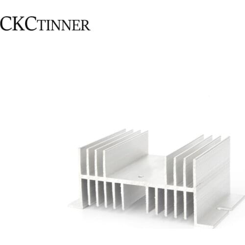 1pcs Aluminum Single Phase Solid State Relay SSR Heat Sink Base Small Type Heat Radiator Wholesale Hot for 10A to100A