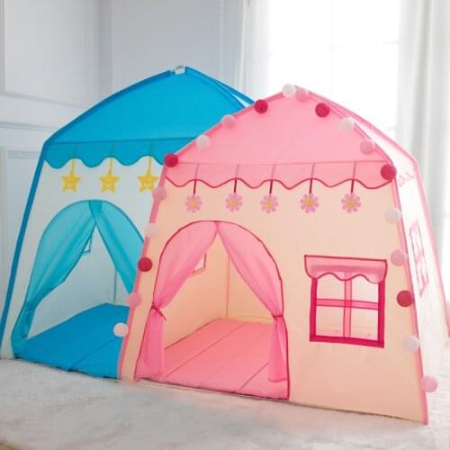 Childrens indoor tent Oxford cloth 2-7-year-old girl toy boy Castle family folding house birthday gift