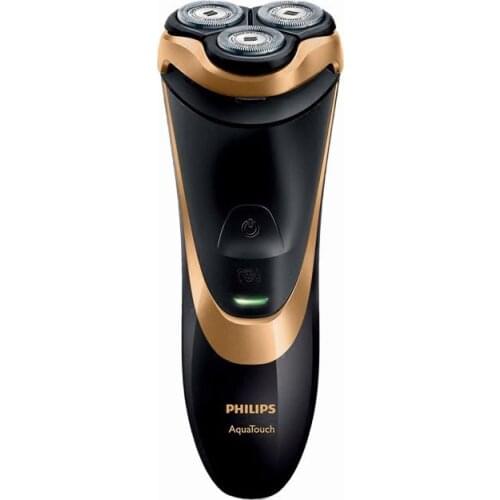 Philips Electirc Shaver AT798 Rotary with 3D Floating Heads Ribbed Rubber Handle Rechargeable 100-240V for Mens Electric Razor