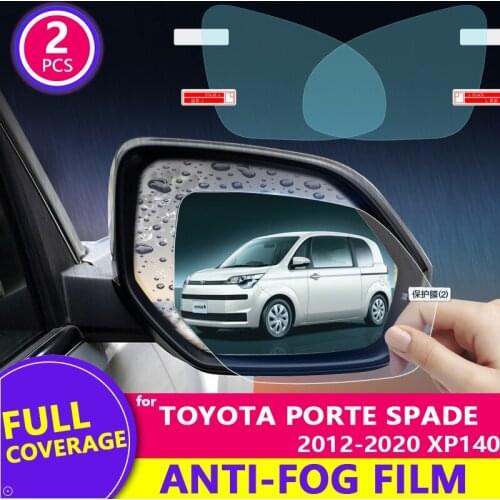 Full Cover Anti Fog Rainproof Film for Toyota Porte Spade 2012~2019 XP140 XP90 XP130 140 Car Rearview Mirror Protective Film