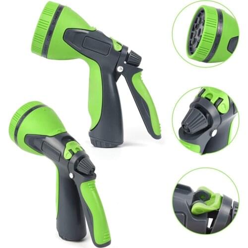 Water Hose Spray Nozzle Garden Hose Nozzle 10 Patterns Durable Garden Sprayer for Car Wash Cleaning Watering Showering Pets US
