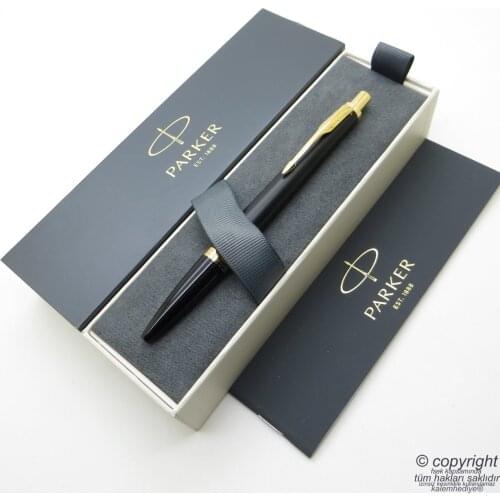 Parker Urban Matte Black Golden Ballpoint Pen | İsme Special Pen