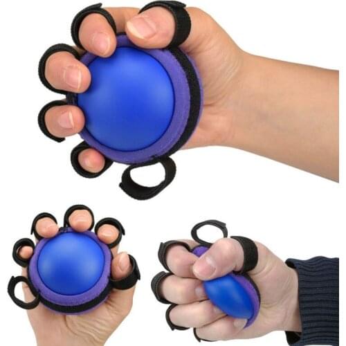 Selfree Hand Grip PU Ball Cover Finger Practice Hemiplegia Exercise Muscle Power Rubber Rehabilitation Training Gripper New