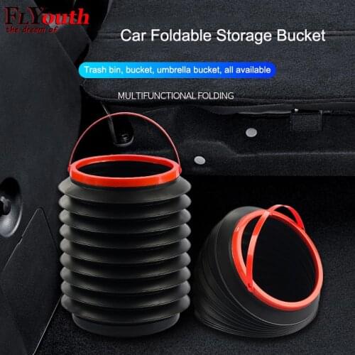 New 4L Car Folding Collapsible Bucket Fishing Bucket Of High-Quality Container Storage Box Fast Shipping