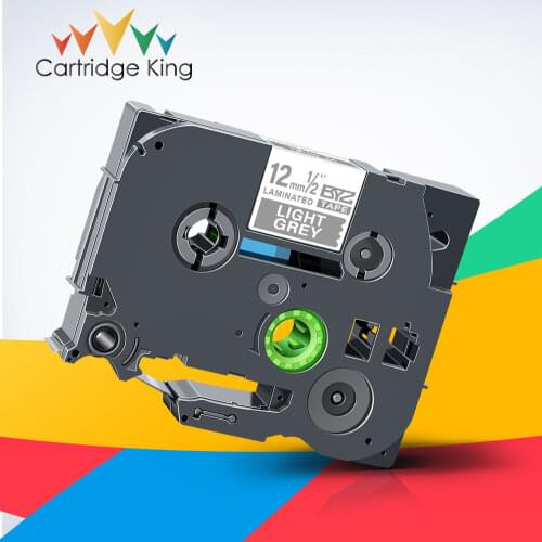 12mm 231 TZe MQL35 Label Tape Compatible Brother Label Maker tze-MQL35 TZ MQL35 White on Matt Silver Laminated Tape PT Printer