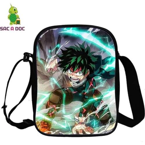 2021 3d Anime Boku No Hero Academia Cosplay Sling Pack My Hero Academia Messenger Bag Schoolbag Shoulder Crossbody Bags Satchels