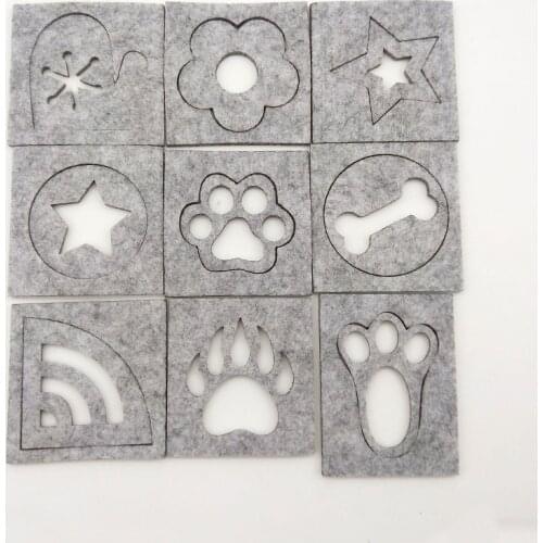 5Pcs Wool Felt Template Accessories Poke Poke Le Mold Tool Diy Craft Embroidery Sewing Stencil Applique Wedding Needle Felting