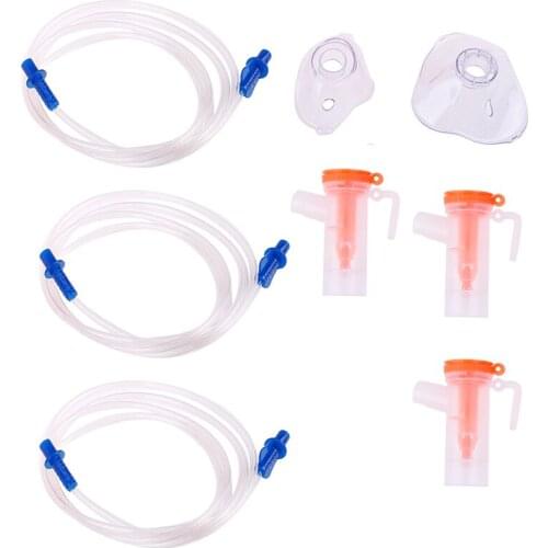 Hot Household Adult Child Aerosol Masks Nebulizer Compressor Sprayer Cup Mouthpieces Nosepieces Catheter Inhaler Set Accessories