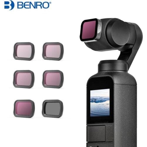 Benro ND4/ND8/ND16/ND32/ND64 CPL filtro de densidad neutra para cámara de bolsillo DJI OSMO