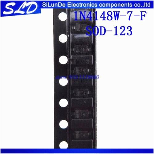Free Shipping 500pcs/lot 1N4148W-7-F 1N4148W 1N4148W-7 T4 SOD-123 new and original in stock
