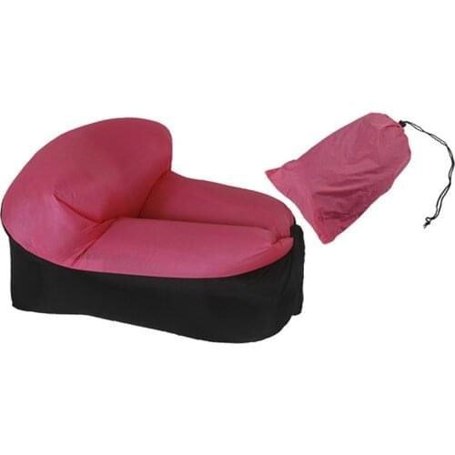Light Folding Inflatable Sofa Lazy Beach Camping Single Inflatable Bed Outdoor Air Cushion Inflatable Beach Sofa Air Seats
