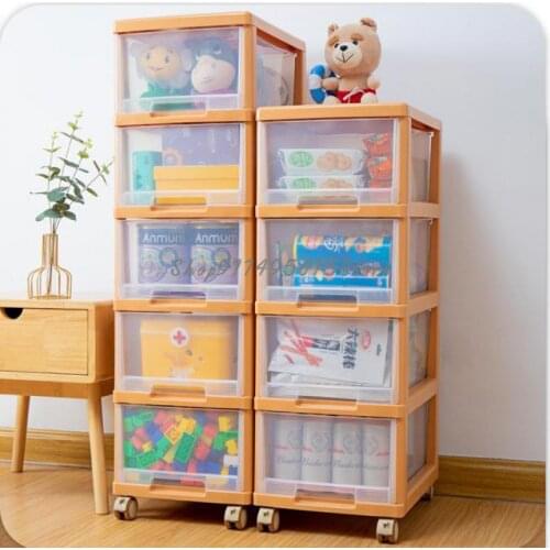 Nordic Simple Snack Cabinet Storage Cabinet Drawer Storage Cabinet With Pulleys Movable Storage Bedside Cabinet