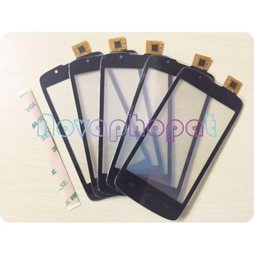 Novaphopat Black Sensor For Fly IQ4490 Touch Screen Digitizer Screen replacement + tracking
