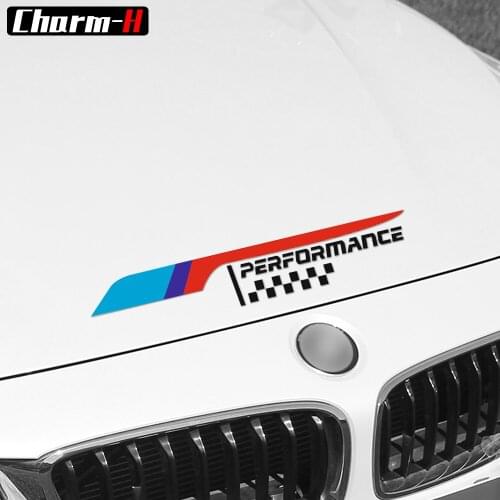 2018 New M Performance Car Bonnet Hood Engine Decal Sticker for BMW e46 e60 e90 f30 f15 f10 x5 f20 e70 e53 e30 e36 e34 f16