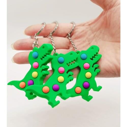 New Design High Quality PVC Popper Simple Dimple Keychain Fidget Toys