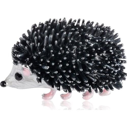 New high-end personality cartoon dripping hedgehog animal brooch pin