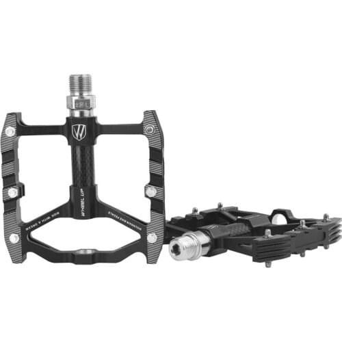 One Pair Bicycle Pedal Mountain Bike Bearing Aluminum Alloy Integrated Molding Bicycle Thickening Pedals Bicycle Accessories