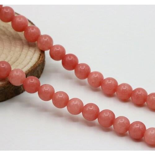 Wholesale Pink Rhodochrosite Stone Round loose Beads 6mm DIY Manual Accessories optional women jewelry making Design 2pcs 15