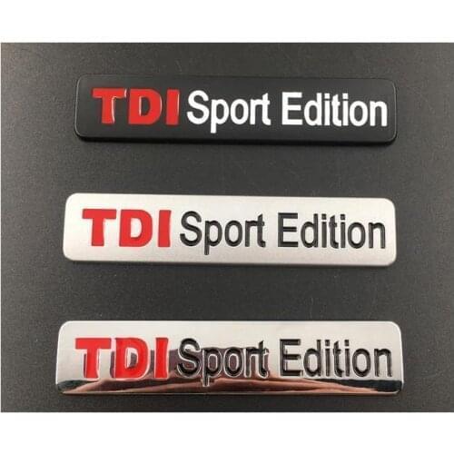 Plastic TDI Sport Edition Automobile Modification Sticker Emblem Badge Embleme Emblema