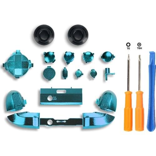 Full Set Electroplating Buttons LTRT Cross Key Cover With T6T8 Screwdriver for XBOX Series X Handle Parts