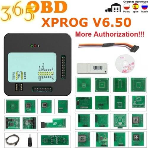 XPROG V6.26 Metal Box XPROG V5.55/V5.84/V6.12/V6.17 Auto ECU Programmer Tool XPROG M Full Adapters