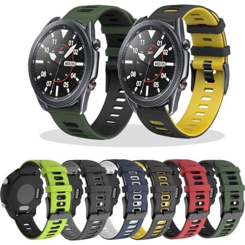 Sports Silicone Band for Samsung Galaxy Watch3 LTE Strap Watchband for Samsung Galaxy Watch 3 45mm 41mm Bracelet ремешок Correa