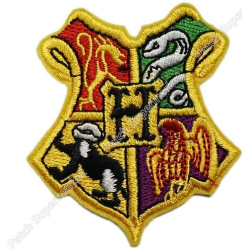 SCHOOL Emblem Embroidered Robe Iron On Patch rock retro applique wholesale dropship