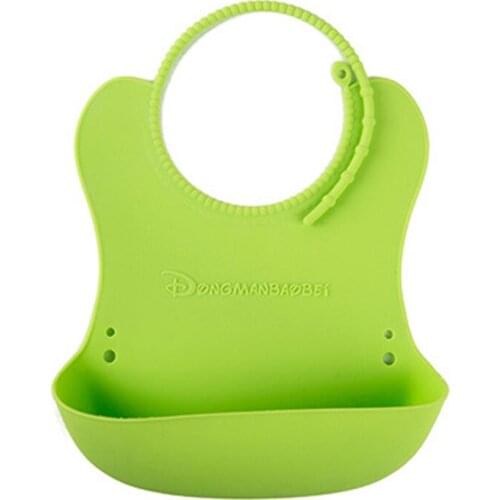 Anime Baby Baby Waterproof Saliva Towel Three-Dimensional Silicone Bib Bib Maternal and Child Products Factory Direct Sales