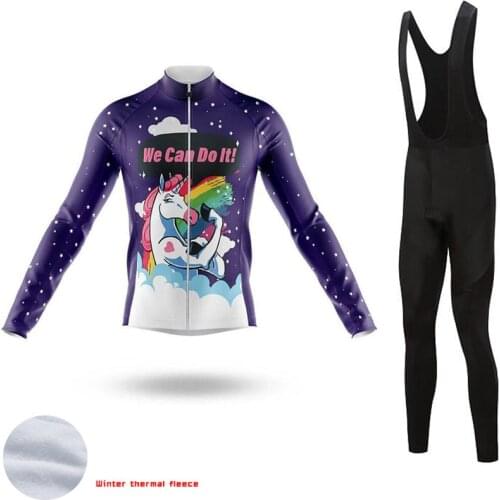 SPTGRVO Lairschdan 2020 funny winter thermal fleece cycling set bicycle clothing bike clothes cyclist outfit female sports kit