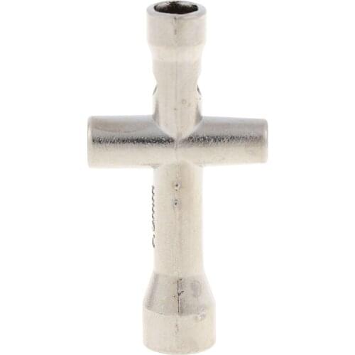 Zinc Alloy Screw Nut Hexagonal Cross Wrench Sleeve Maintenance Accessories Car Cross Sleeve Wrench M2 M2.5 M3 M4 Wholesale 1PC