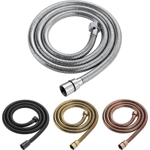 1.5M 304 Stainless Steel Shower Hose High Quality faucet hose flexible shower Hose thick Silicone Bathroom shower hose