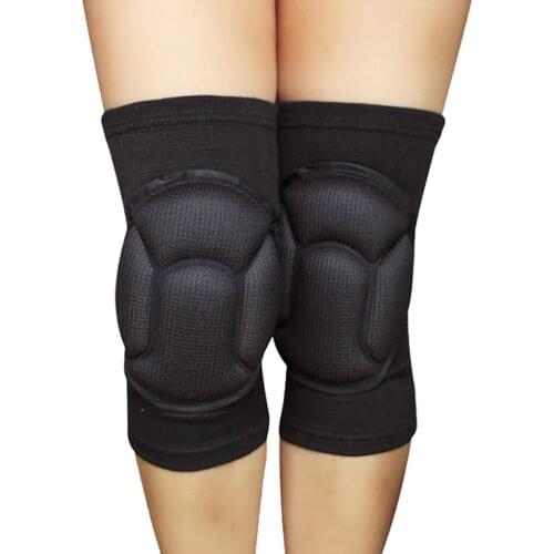 2PCS Sponge Kneepad Anti-collision And Anti-skid Kneepad Dance Kneepad Adult Kneepad Football Brace Support Elbow Protect