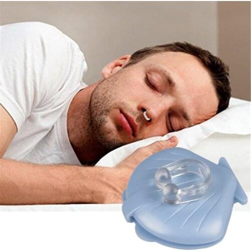 20 boxes/lot Silicone Magnetic Anti Snore Nose Slip to Stop Snoring Sleep Aid Device