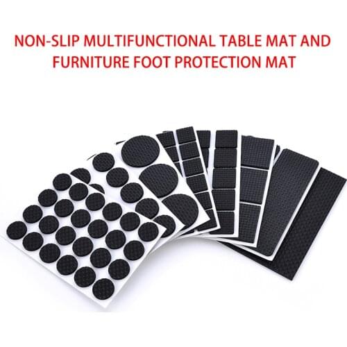 3-12pcs with table and chair foot pad, table foot non-slip cushion cover, rubber stool chair, table foot protection cover