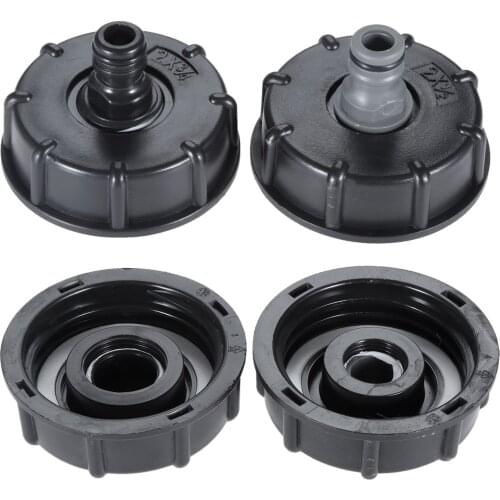 IBC Hose Adapter 1/2" 3/4" 20mm Plastic Connector Water Tank Garden Drain Coarse Thread Pipe Ton Valve Tap Durable Eco-friendly