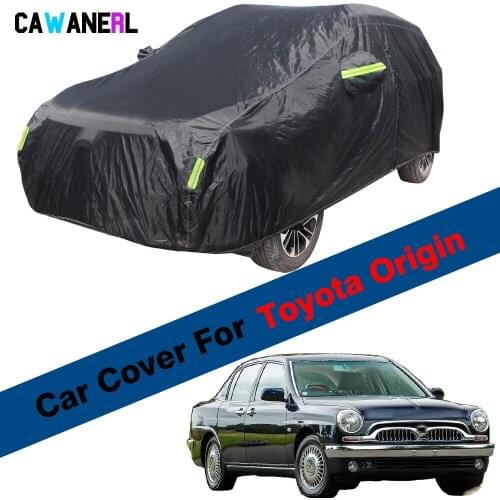 Full Car Cover For Toyota Origin Anti-UV Sun Shade Rain Snow Resistant Waterproof Auto Cover