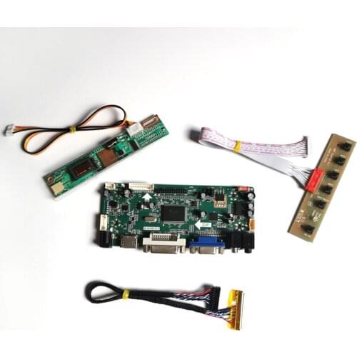 For LP171WU1-A4K3/TLA1 MNT68676 display controller drive card 17.1" 1920*1200 CCFL LVDS 30Pin LCD monitor panel DVI VGA kit