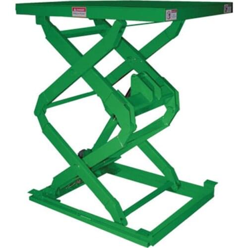Qiyun CE approved 2 ton stationary scissor lift designed by customers requirement scissor cargo lift