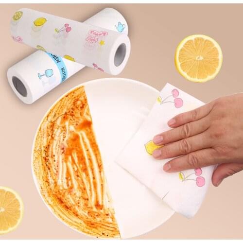 Disposable Dish Cloth Washing Pot Cleaning Cloth Kitchen Towels Swedish Dishcloth Trablvel Washcloth