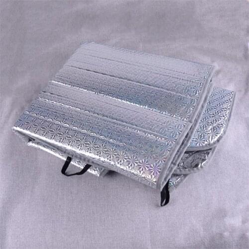 DWCX Front Foldable Windshield Sunshade Sun Visor Fit For Tesla Model 3