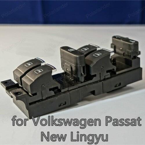 Polarlander Free Shipping Left Front Door Master Window Lifting Switch for V/olkswagen P/assat New L/ingyu 3BD959857/55e/56d