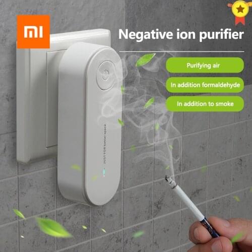 Xiaomi Portable Air Purifier Anion Air Purification Air Freshener Ionizer Cleaner Dust Cigarette Smoke Remover Toilet Deodorant