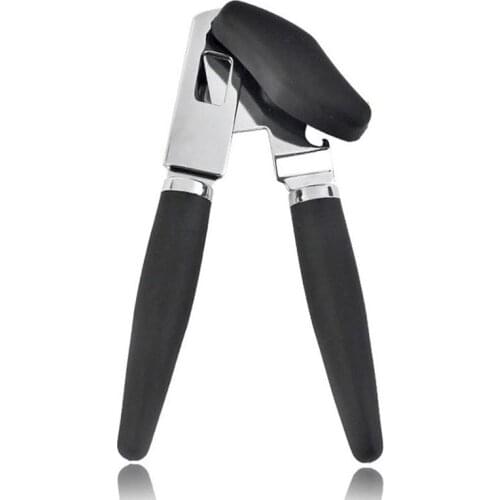 Manual Can Opener Heavy duty Food-Safe Stainless Steel Bottle Opener Rubber Handle BBQ Accessory High Quality Kitchen Tools