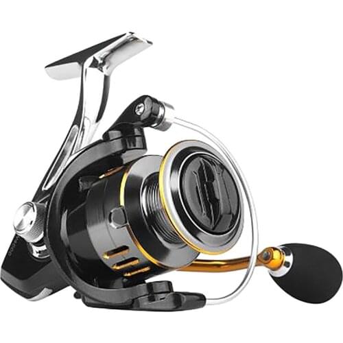 Fishing Reel Metal Body Handle Spool Spinning Reel Max Drag 8Kg Powerful for Bass Reel Fishing