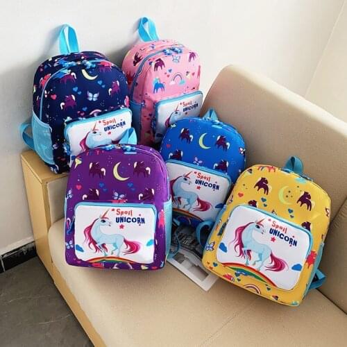 Kids Cartoon Unicorn Kawaii Backpack Girls Backpack Toddler Girls Cute Backpacks Kindergarten Bags Princess Girls Gift