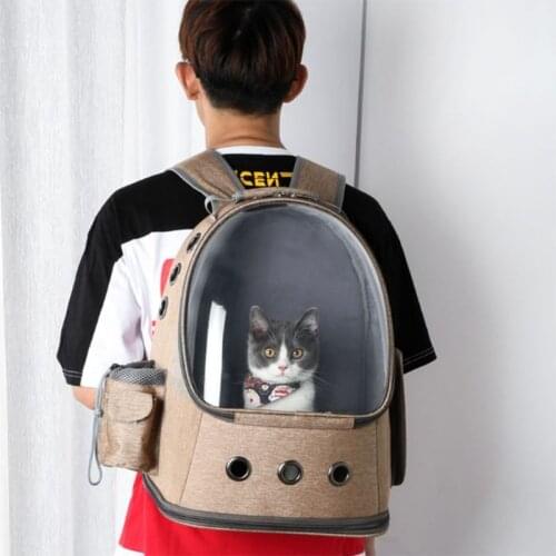 Cat Carrier Backpack Bubble Space Capsule for Small Dogs and Puppies Pet Travel Backpacks Breathable Outdoor Hiking Walking
