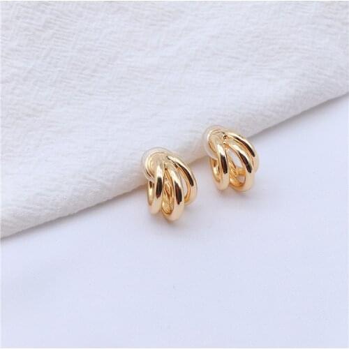 Earrings without pierced ears, metallic earrings, simple temperament, style, ear rings, earrings, cold ladies